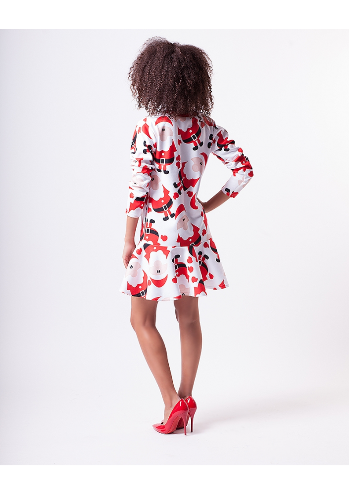 SUKIENKA SANTA'S Z FALBANĄ