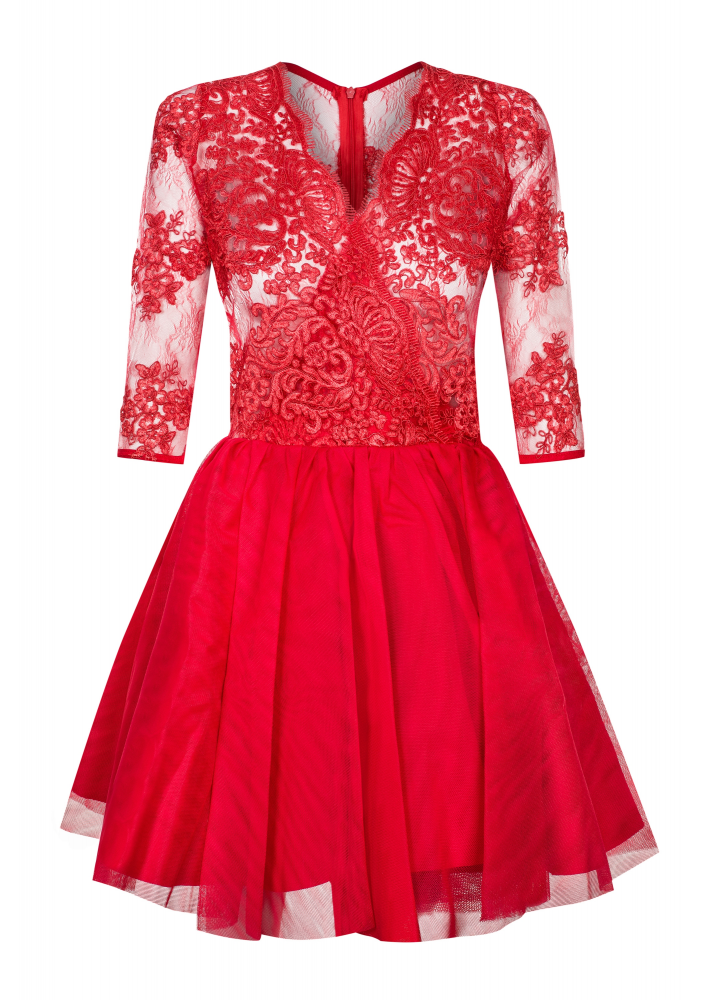 KORONKOWA SUKIENKA Z TIULEM