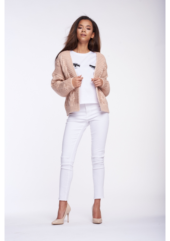 SWETER BOMBER Z WARKOCZEM