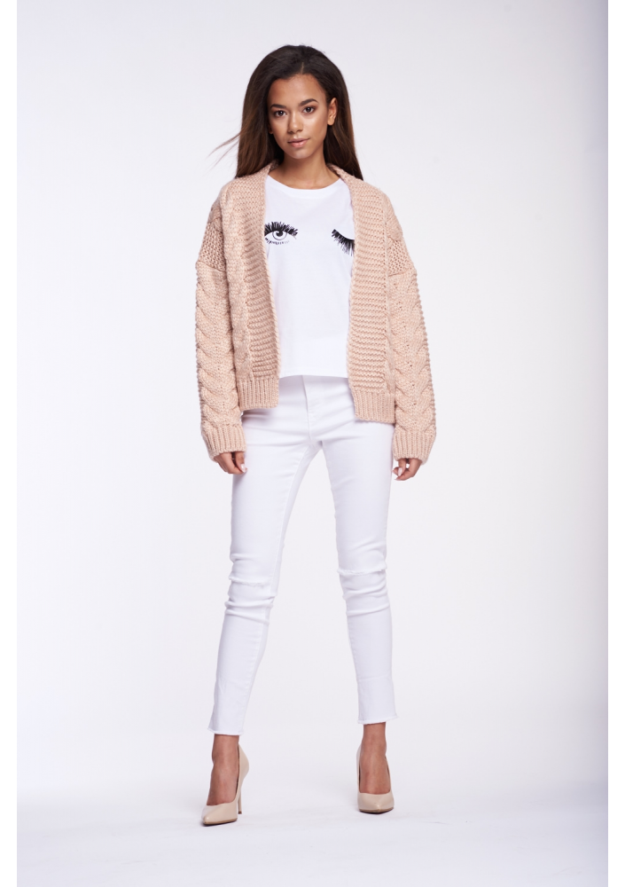 SWETER BOMBER Z WARKOCZEM