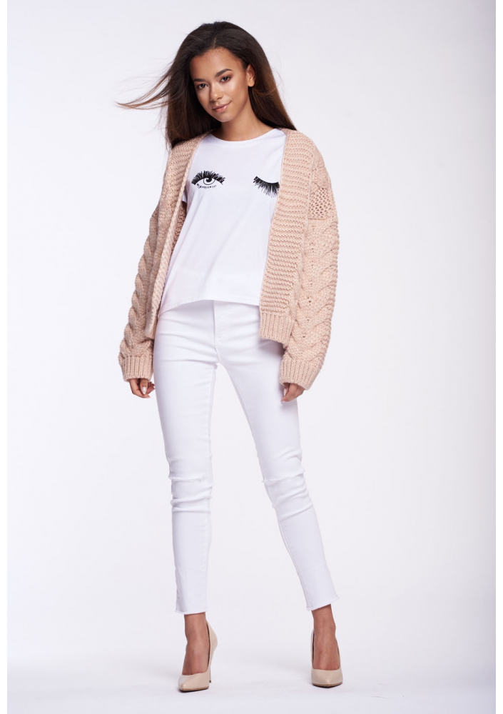 SWETER BOMBER Z WARKOCZEM