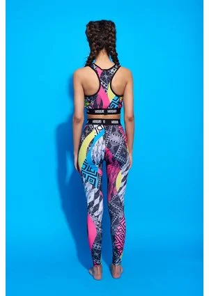 KRÓTKI TOP COLORS PRINT