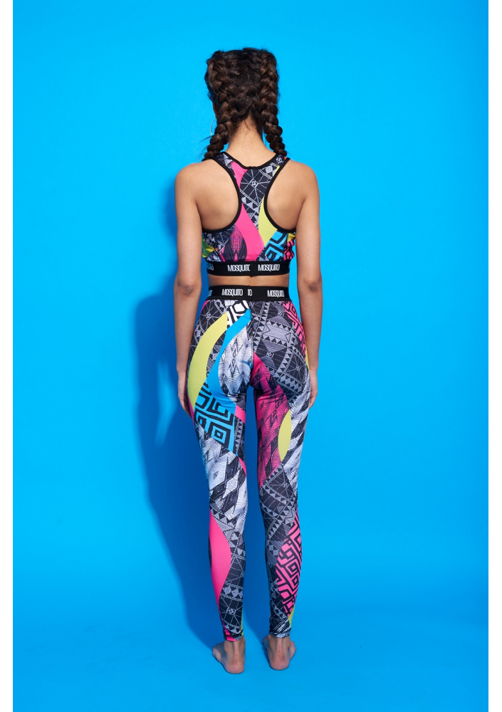 KRÓTKI TOP COLORS PRINT