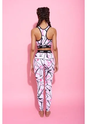 LEGGINSY FLOWERS SPORT