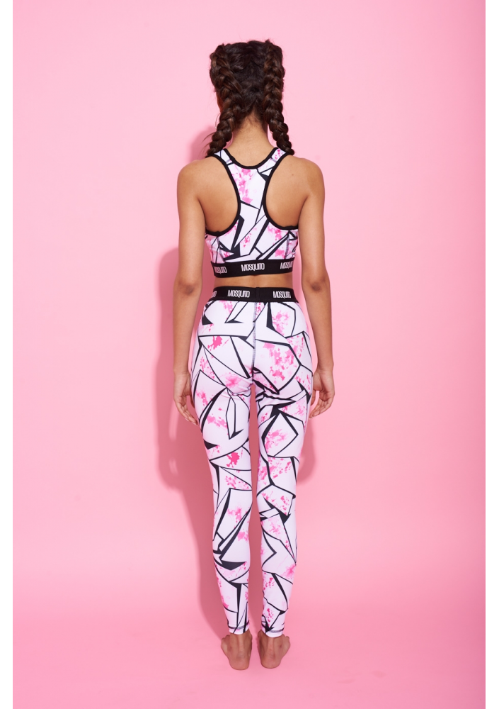 LEGGINSY FLOWERS SPORT