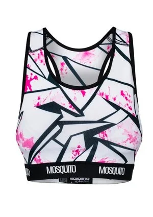KRÓTKI TOP PINK GEOMETRIC