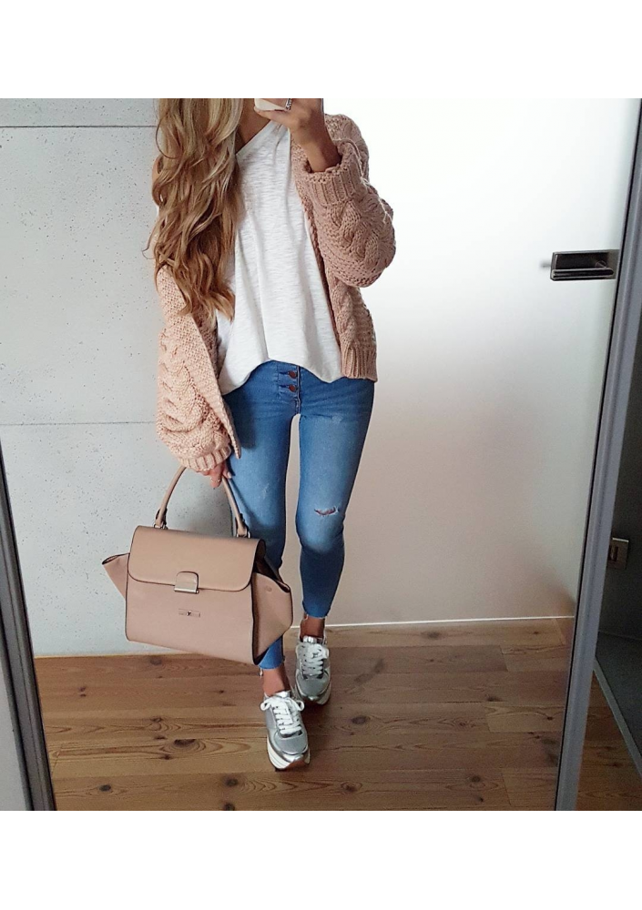 SWETER BOMBER Z WARKOCZEM