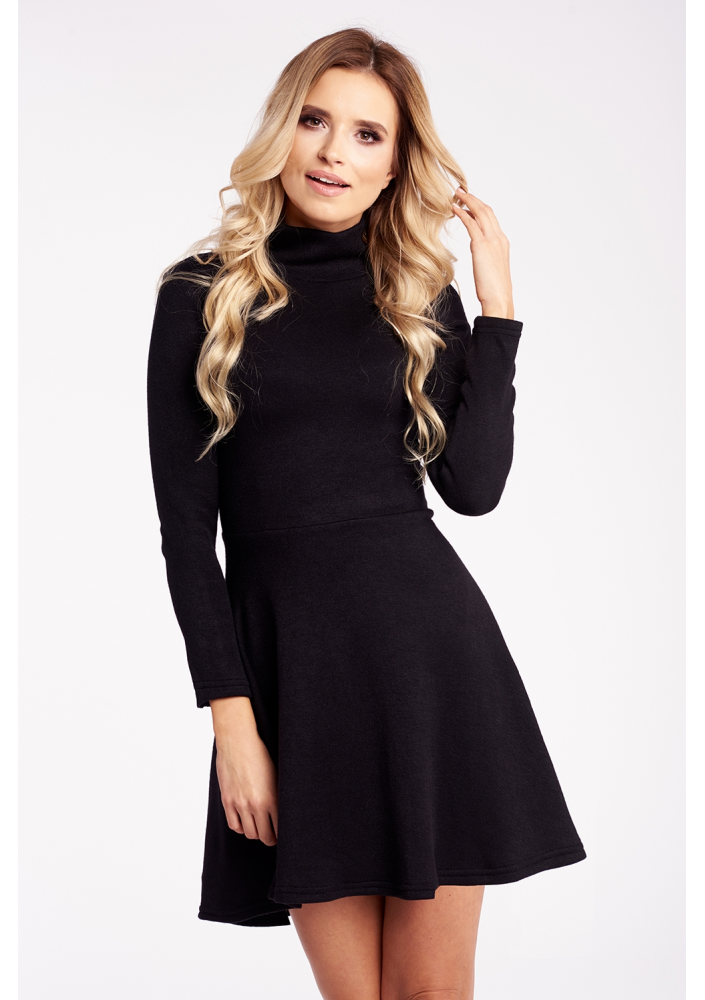 TWO PIECES KNITWEAR SET WITH TURTLENECK TOP