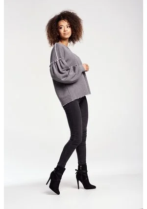 BIRDS PRINT SWEATSHIRT WITH HOODIE