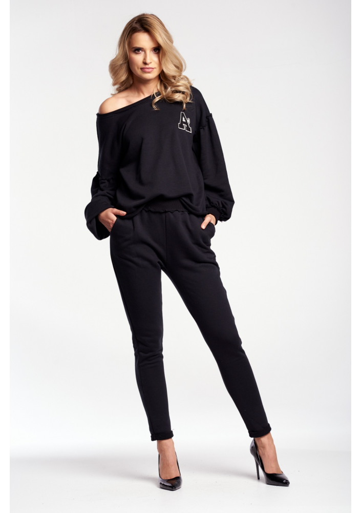 BIRDS PRINT SWEATSHIRT WITH HOODIE