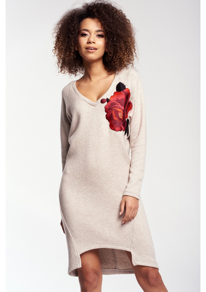 TWO PIECES KNITWEAR SET WITH TURTLENECK TOP