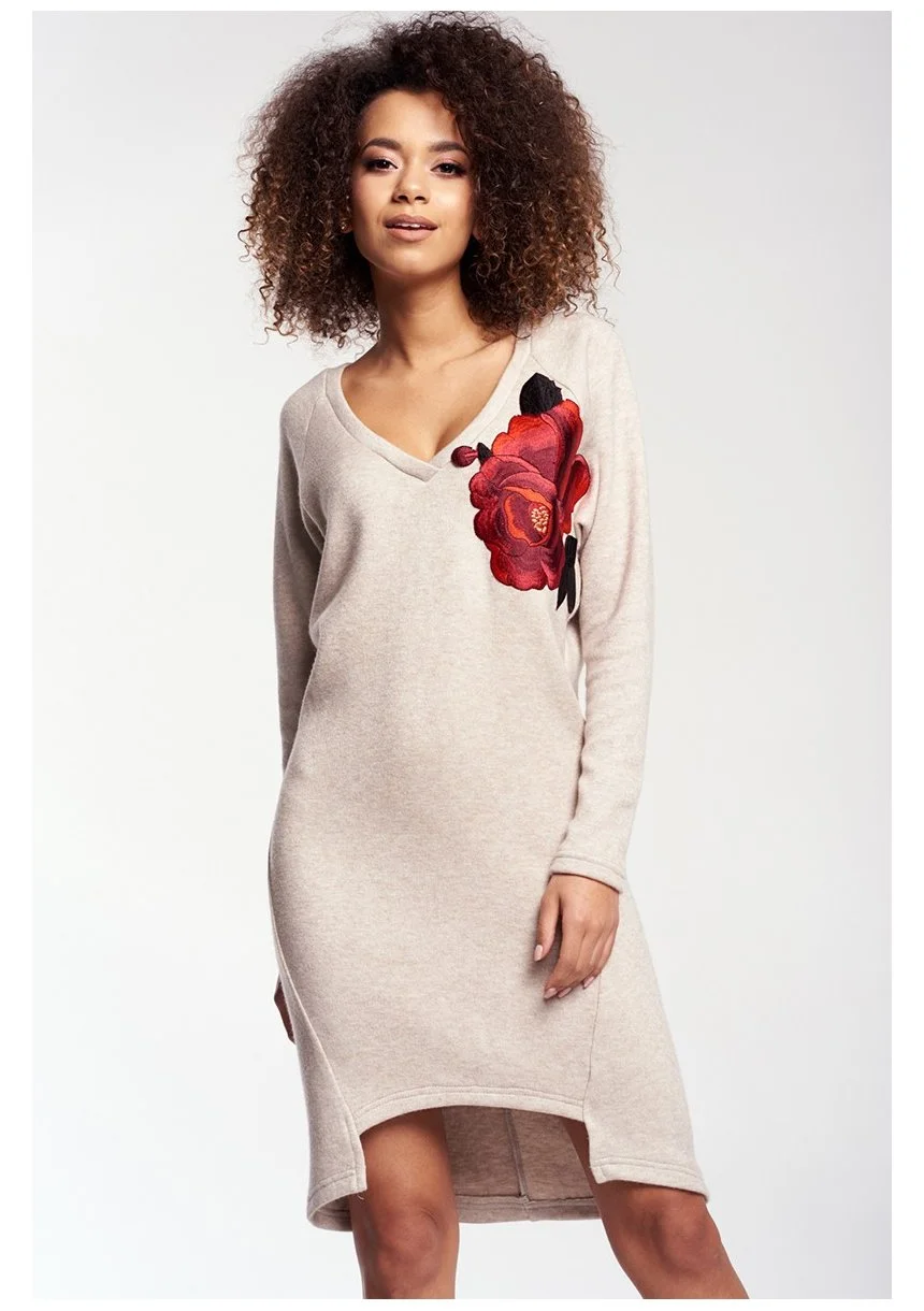 TWO PIECES KNITWEAR SET WITH TURTLENECK TOP