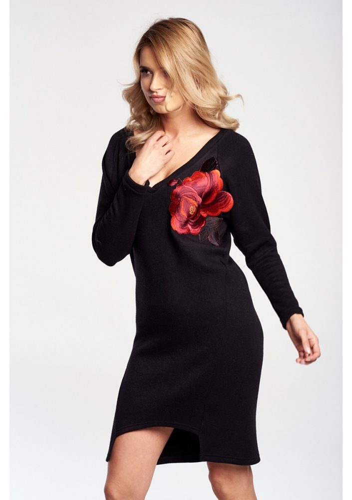 TWO PIECES KNITWEAR SET WITH TURTLENECK TOP