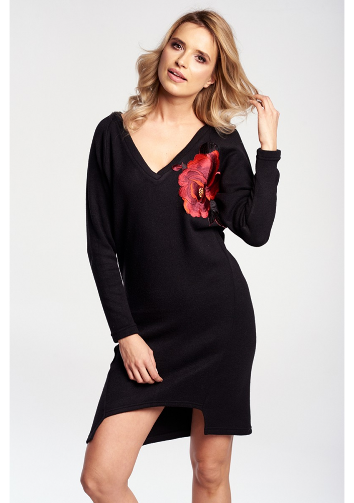 TWO PIECES KNITWEAR SET WITH TURTLENECK TOP