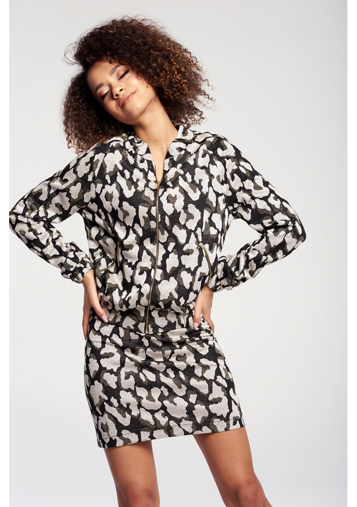 SPÓDNICZKA Z ŻAKARDU PANTER