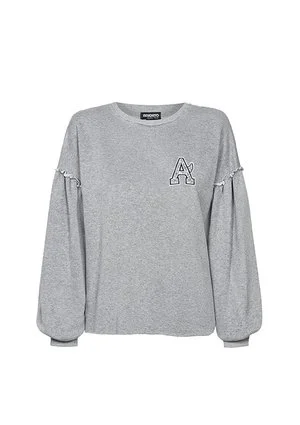 BIRDS PRINT SWEATSHIRT WITH HOODIE