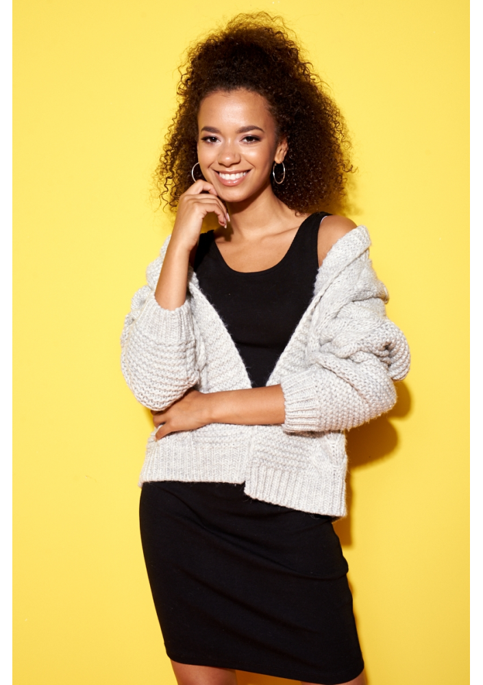 SWETER BOMBER Z WARKOCZEM