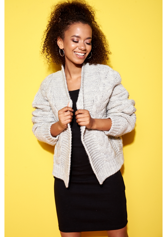 SWETER BOMBER Z WARKOCZEM