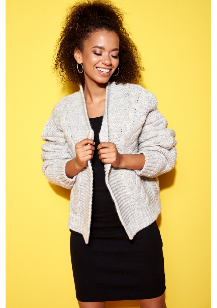 SWETER BOMBER Z WARKOCZEM