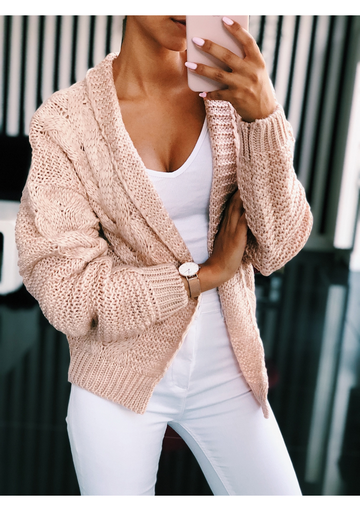 SWETER BOMBER Z WARKOCZEM