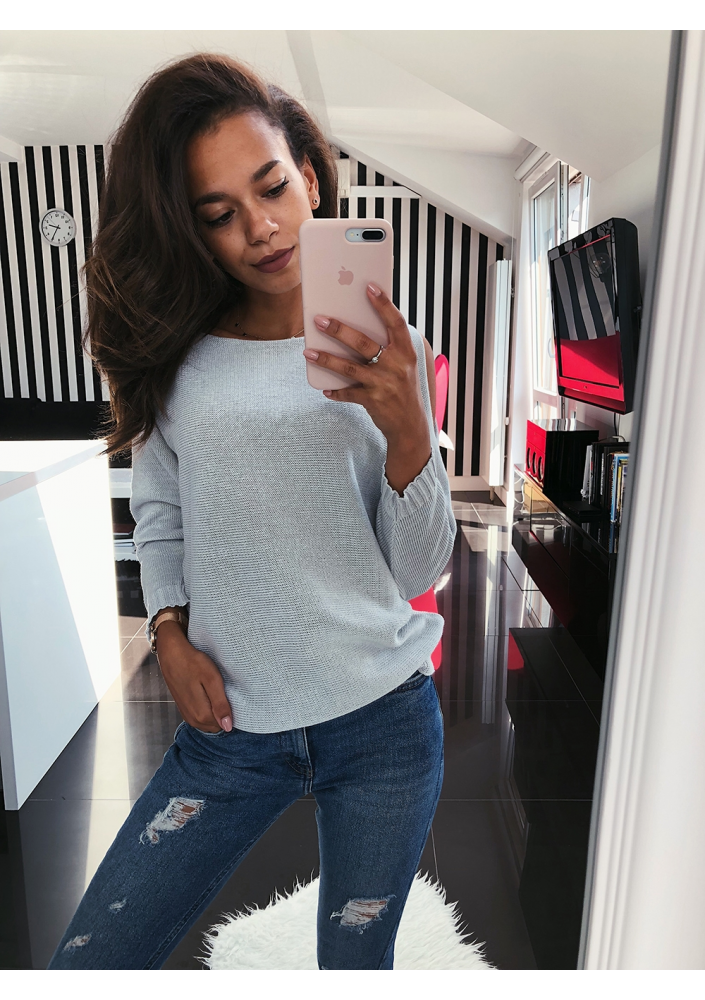 SWETER Z BAWEŁNĄ ILM