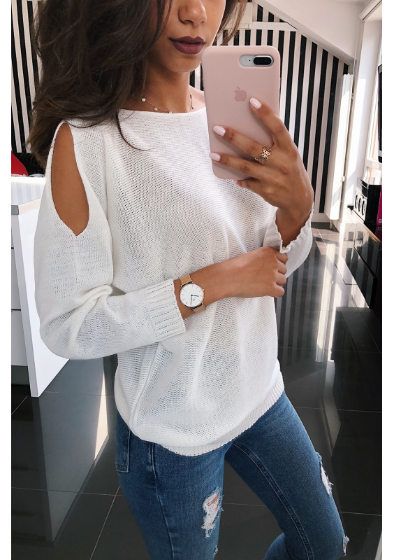 SWETER Z BAWEŁNĄ ILM