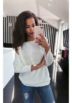 SWETER Z BAWEŁNĄ ILM