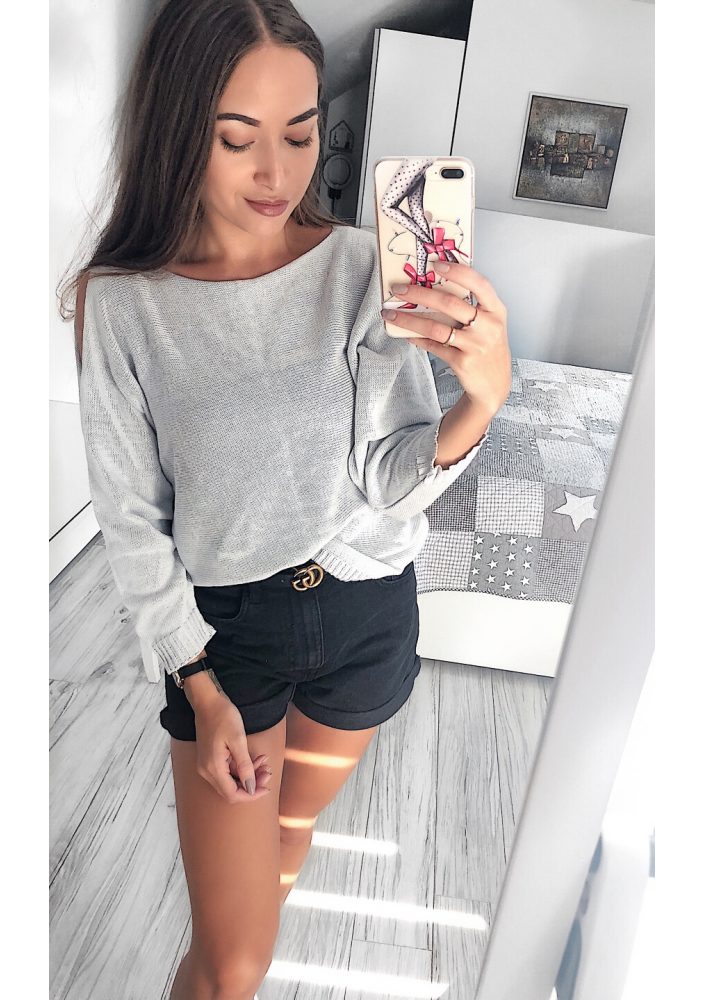 SWETER Z BAWEŁNĄ ILM