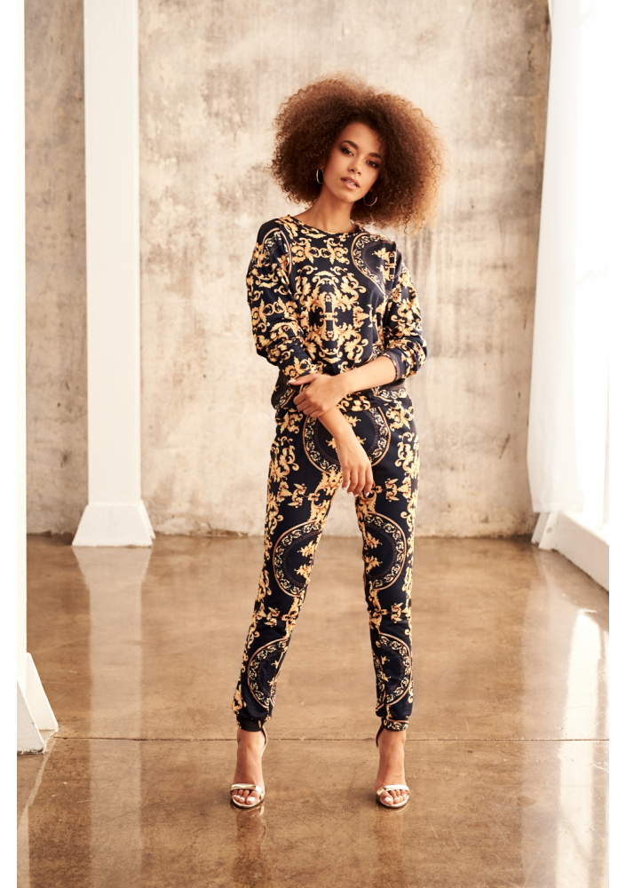 BLUZA PRINT GOLD BAROCUE  ILM