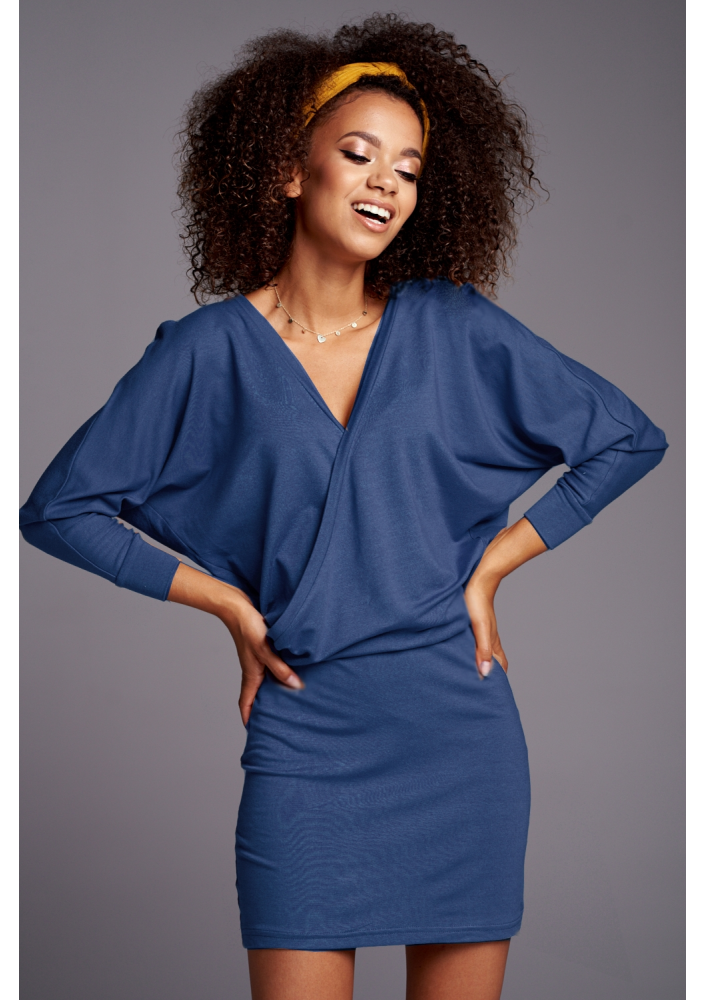 SUKIENKA Z KIMONOWĄ GÓRĄ Z BAWEŁNY ILM M07