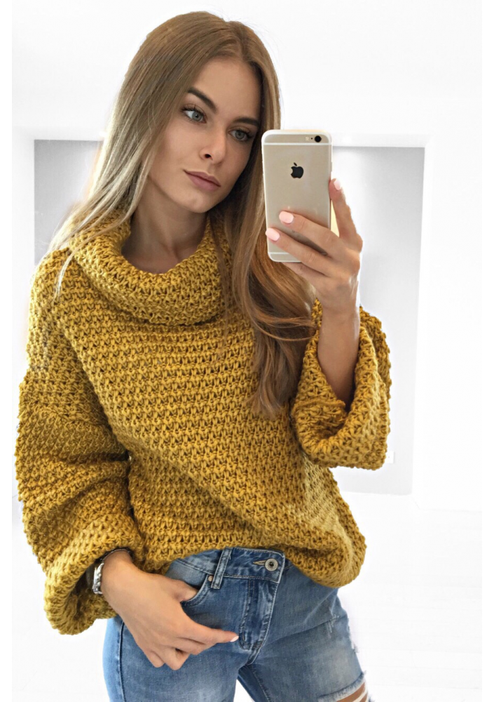 SWETER GOLF Z SZEROKIM RĘKAWEM ILM