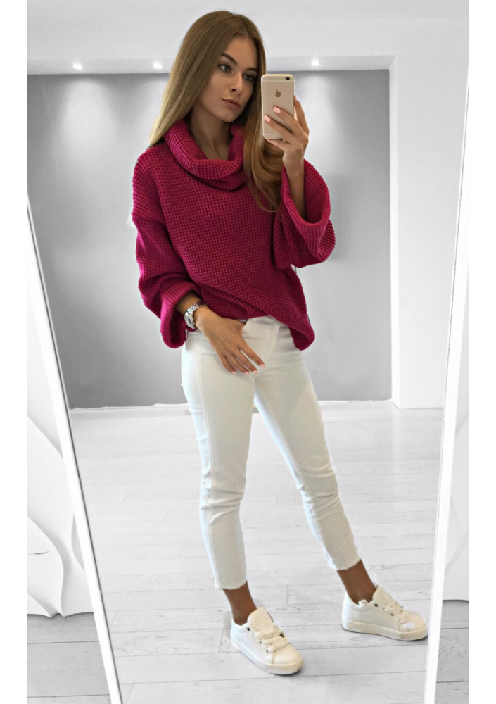 SWETER GOLF Z SZEROKIM RĘKAWEM ILM