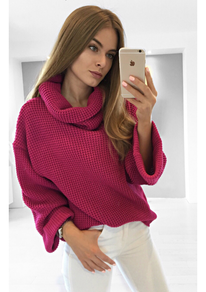 SWETER GOLF Z SZEROKIM RĘKAWEM ILM