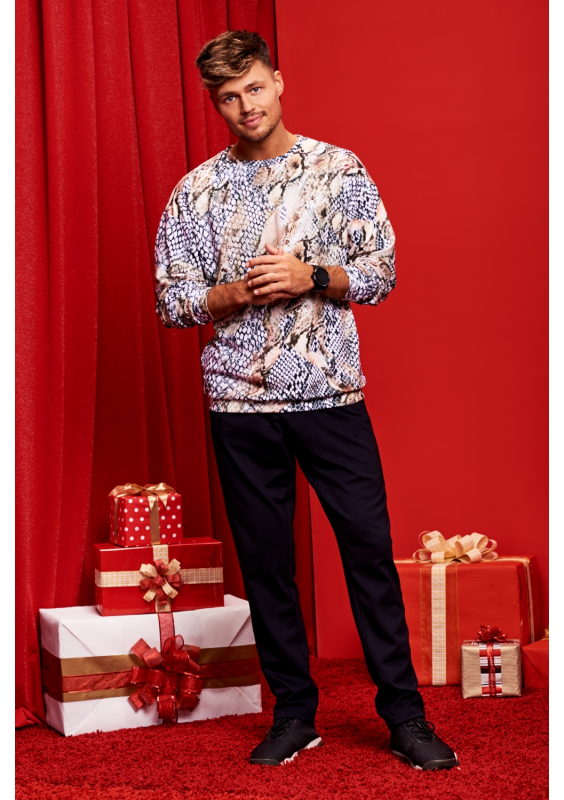 SNAKE PRINT MAN SWEATSHIRT ILM