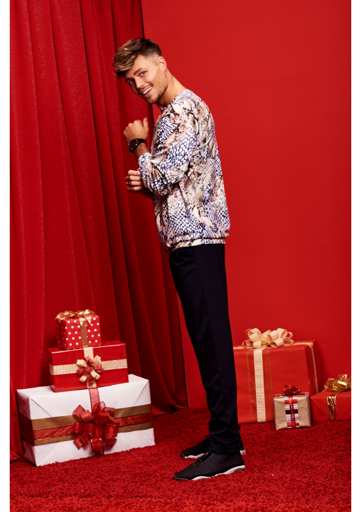 SNAKE PRINT MAN SWEATSHIRT ILM