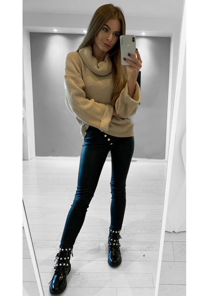 SWETER GOLF Z SZEROKIM RĘKAWEM ILM