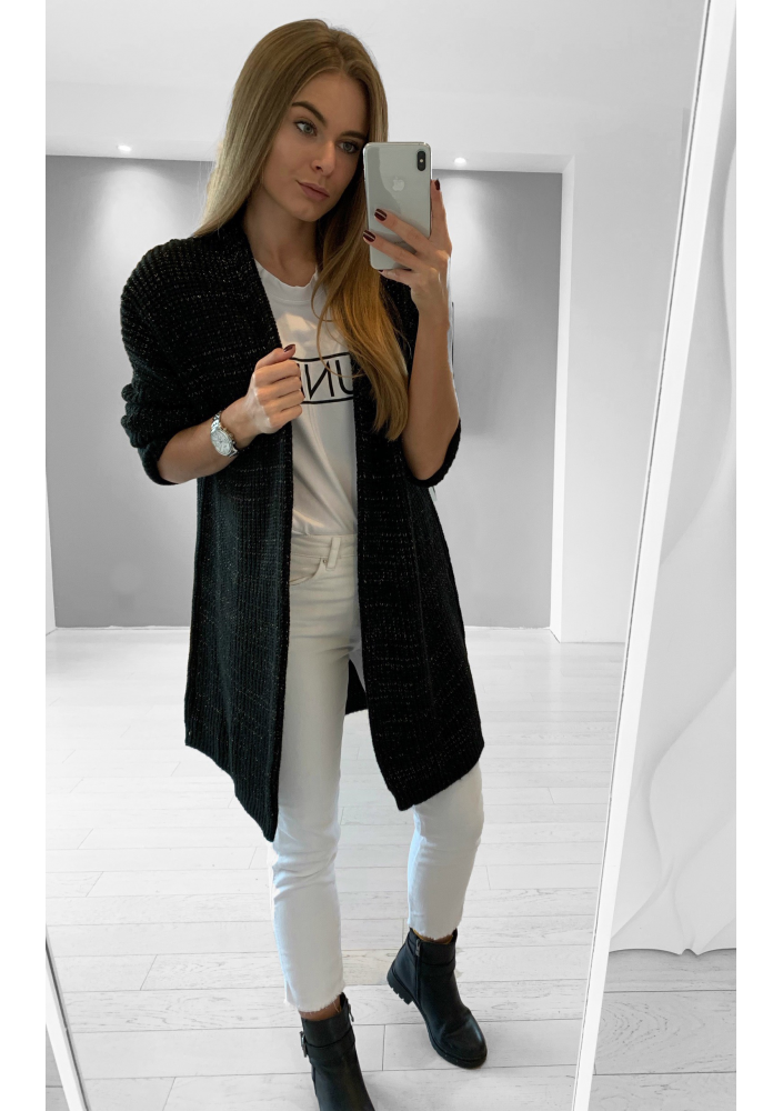 SWETER KARDIGAN ZE ZŁOTĄ NITKĄ ILM