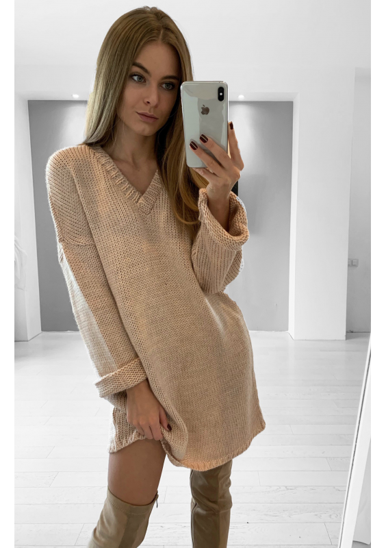 POWDER BOUCLE DRESS