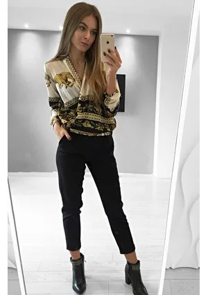 SHIRT  BAROCUE LEOPARD PRINT