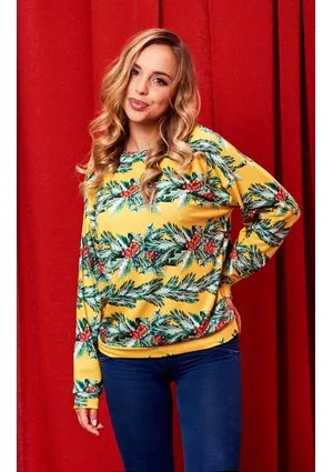 CHRISTMAS YELLOW PRINT  ILM