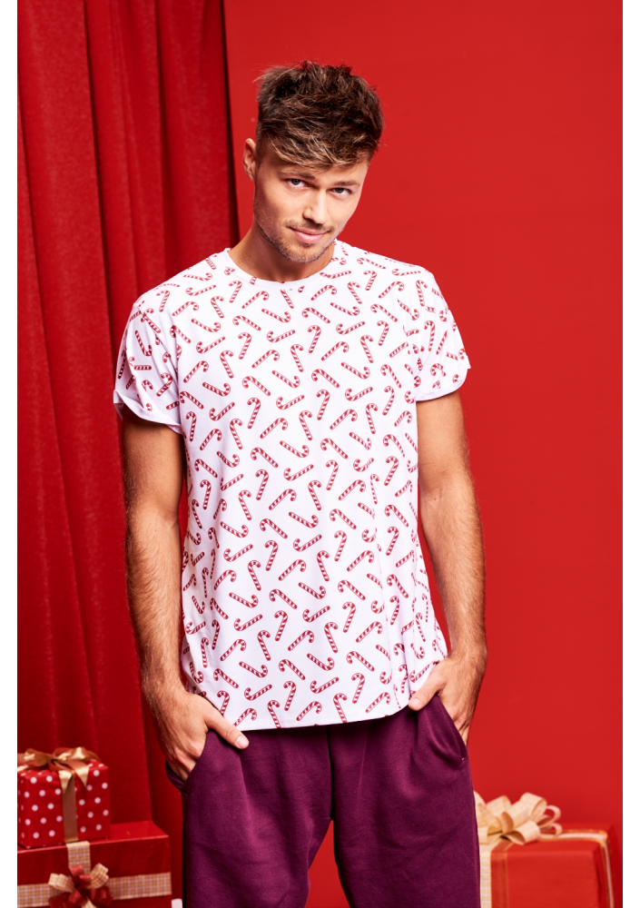 ŚWIĄTECZNA KOSZULKA MĘSKA LASKI