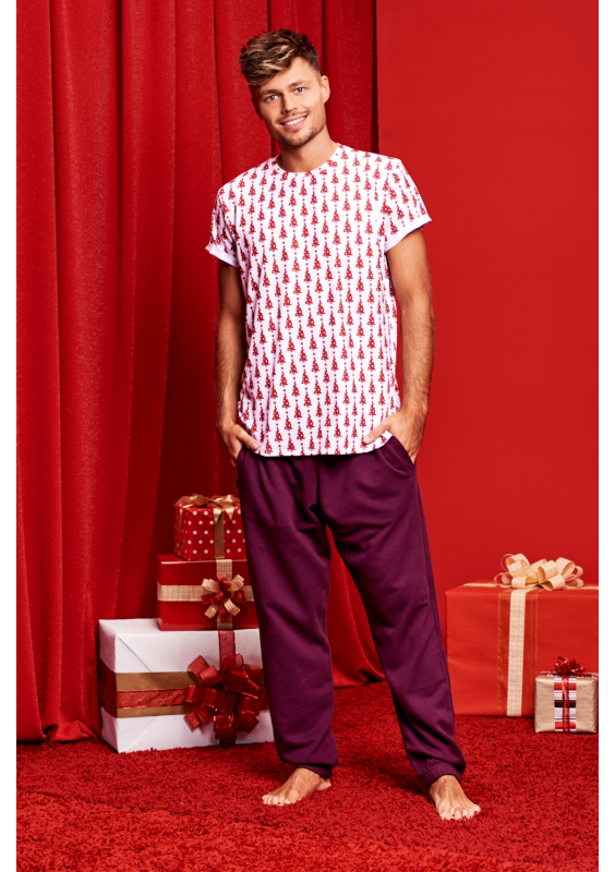 ŚWIĄTECZNA KOSZULKA MĘSKA CHOINKI ILM