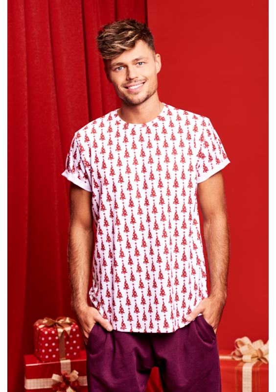 ŚWIĄTECZNA KOSZULKA MĘSKA CHOINKI ILM