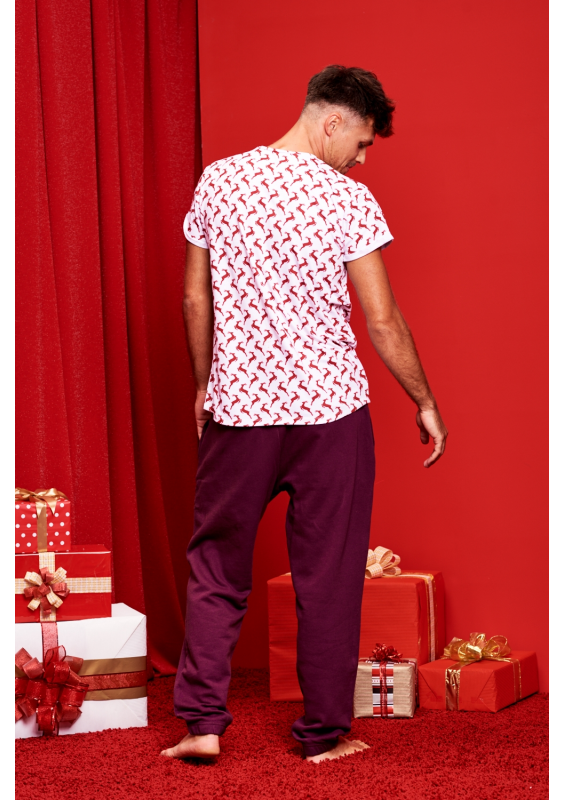 ŚWIĄTECZNA KOSZULKA MĘSKA RENIFERY ILM