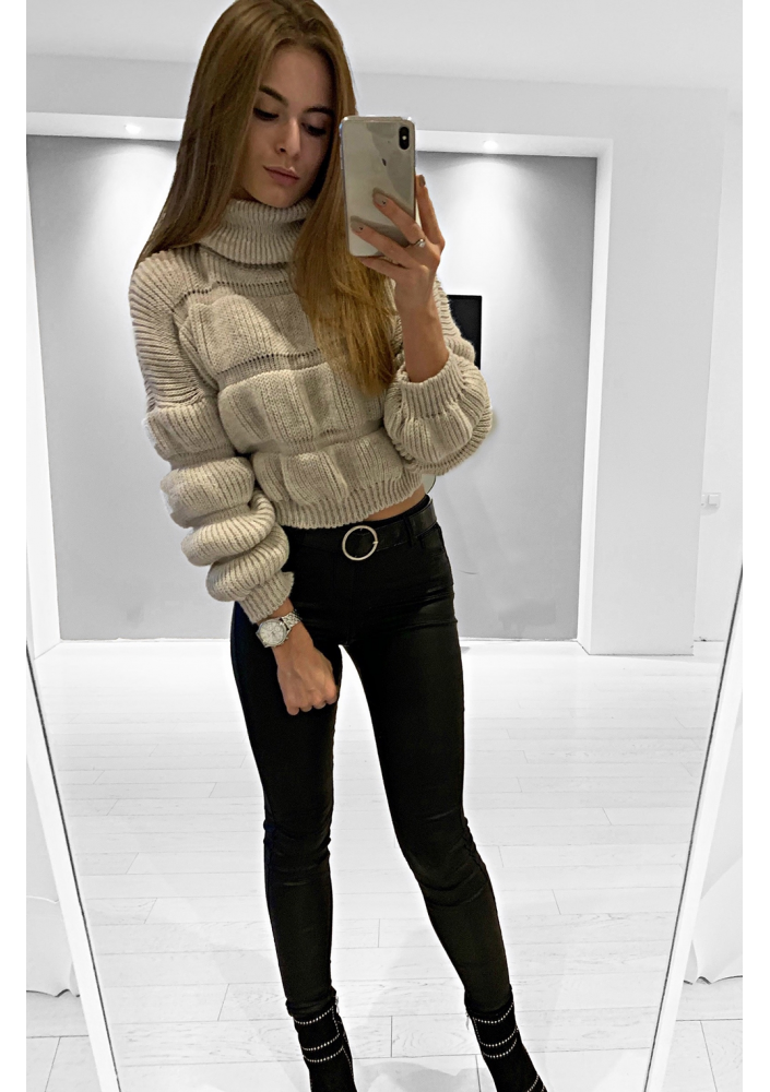 SWETER KRÓTKI GOLF P12