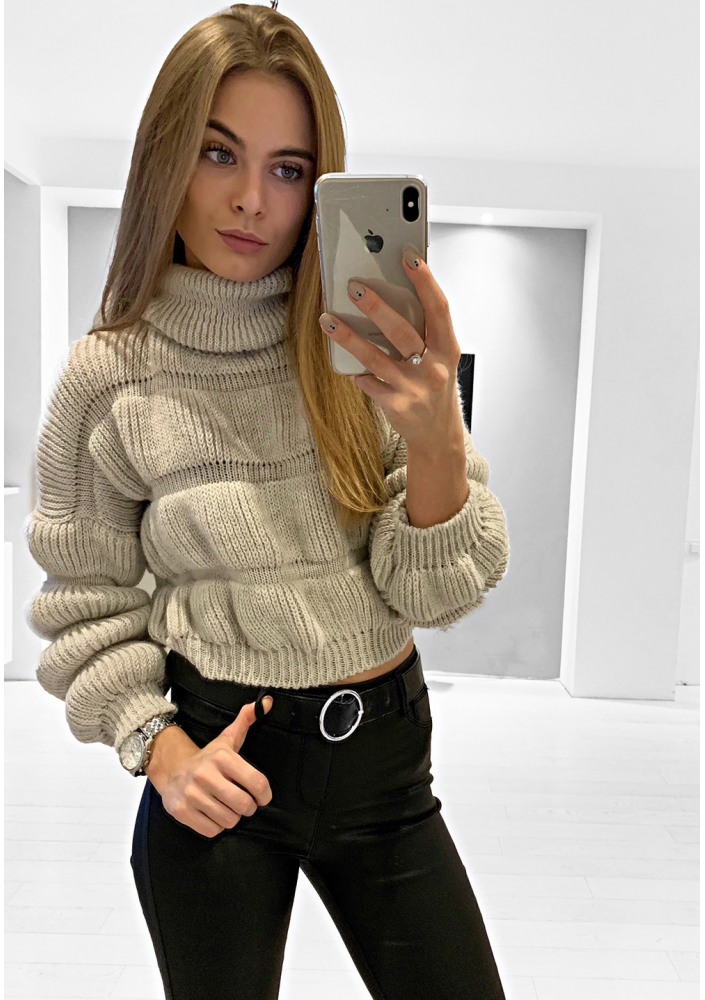 SWETER KRÓTKI GOLF P12