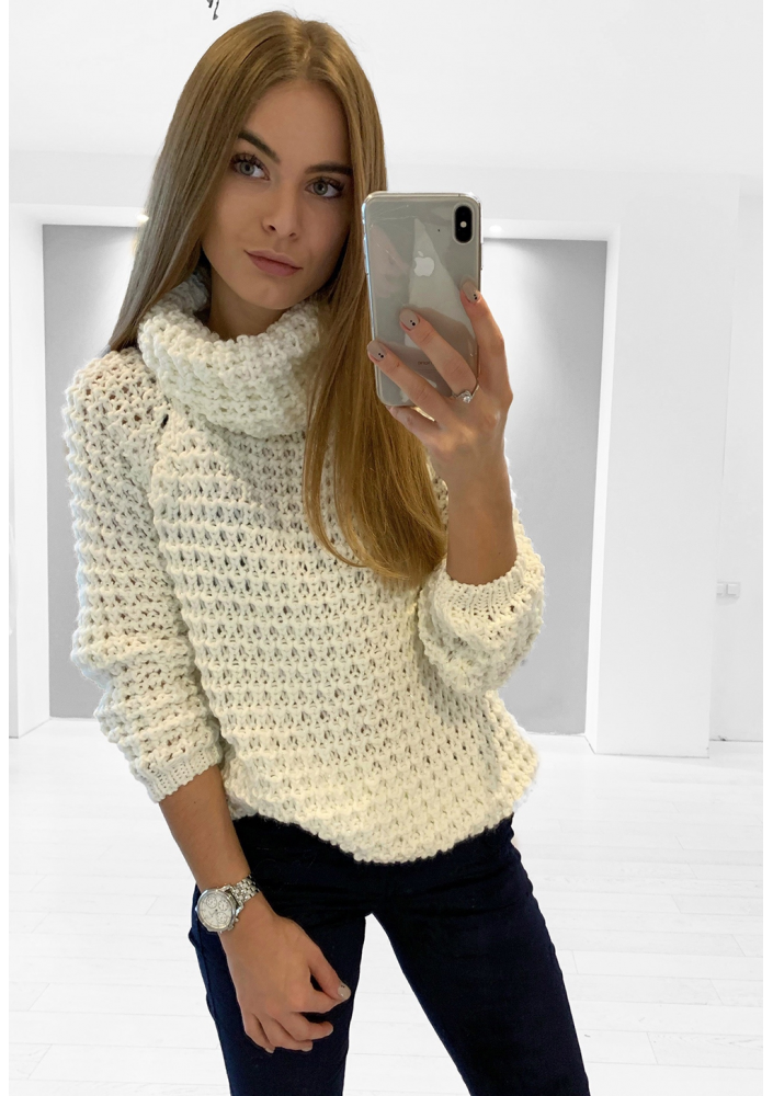 SWETER GOLF O GRUBYM SPLOCIE ILM P13