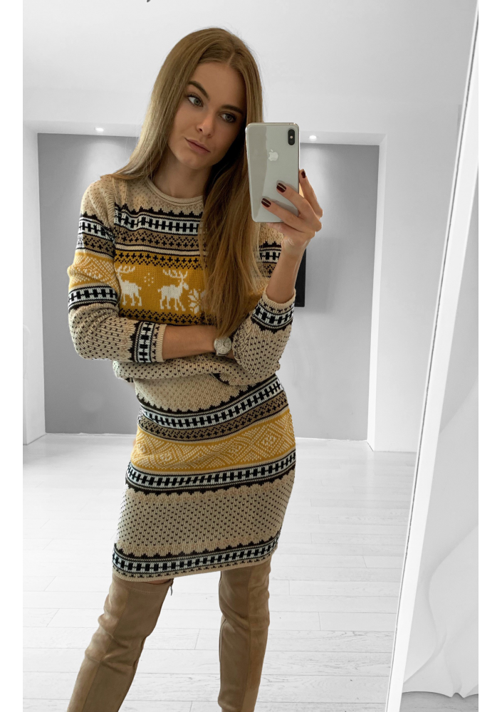 SWETROWY KOMPLET W NORWESKI WZÓR ILM A01
