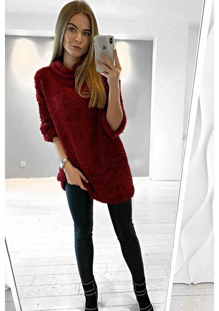 TUNIKA SWETROWA Z GOLFEM FLUFFY ILM