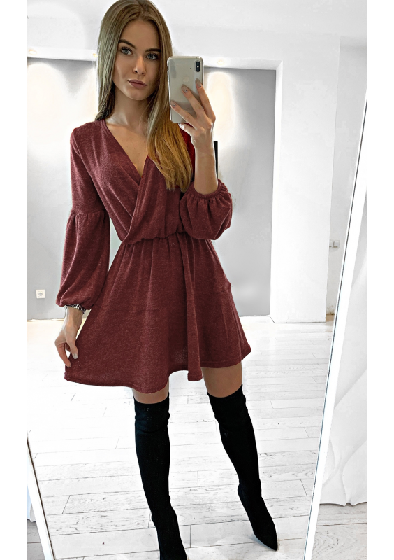 SUKIENKA ZE SWETROWEJ DZIANINY ILM P10